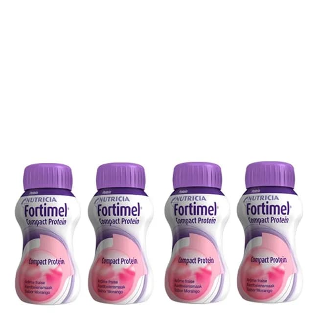 Fortimel Compact Protein Morango 125ml X4