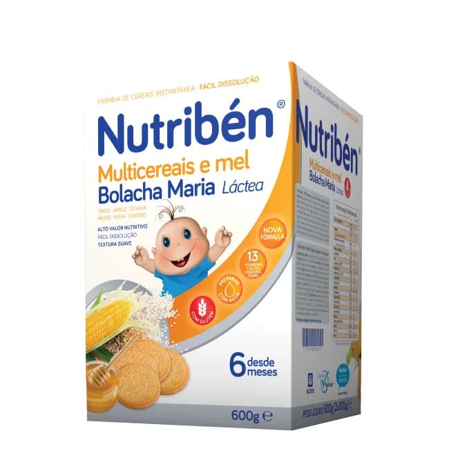 Nutriben Farinhas Multicer Mel Bol Mar 600g
