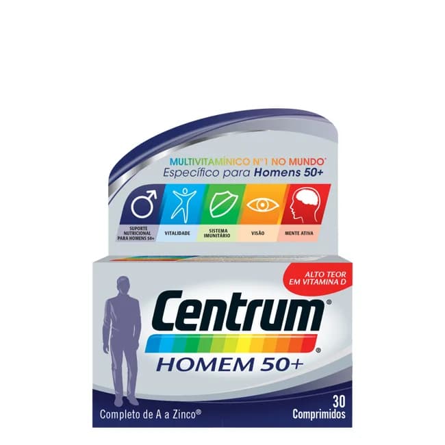 Centrum Homem 50+ Comp X 30