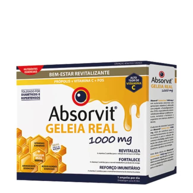 Absorvit Geleia Real Amp 10 Ml X 20