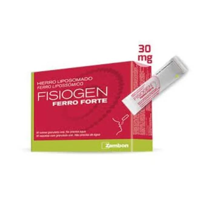 Fisiogen Ferro Forte Saq Grn X 30