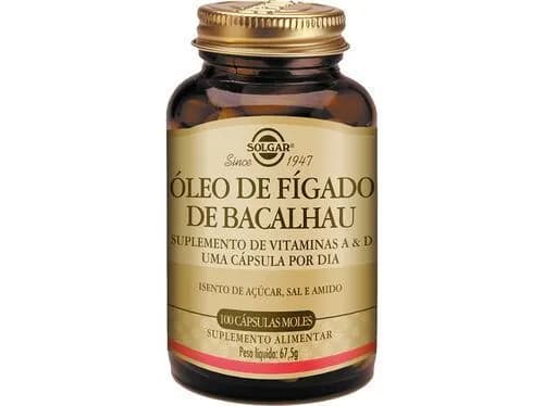 Oleo Figado Bacalh Solgar Caps X 100 cáps mole