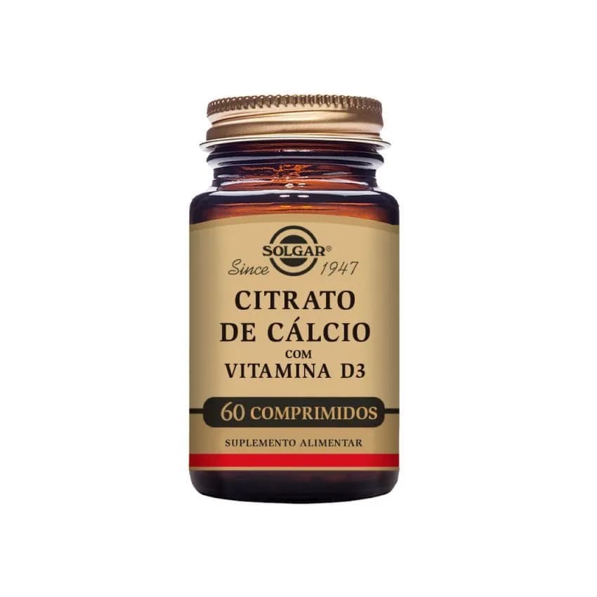 Calcio Citrato Vitam D3 Solgar Comp X60 comps
