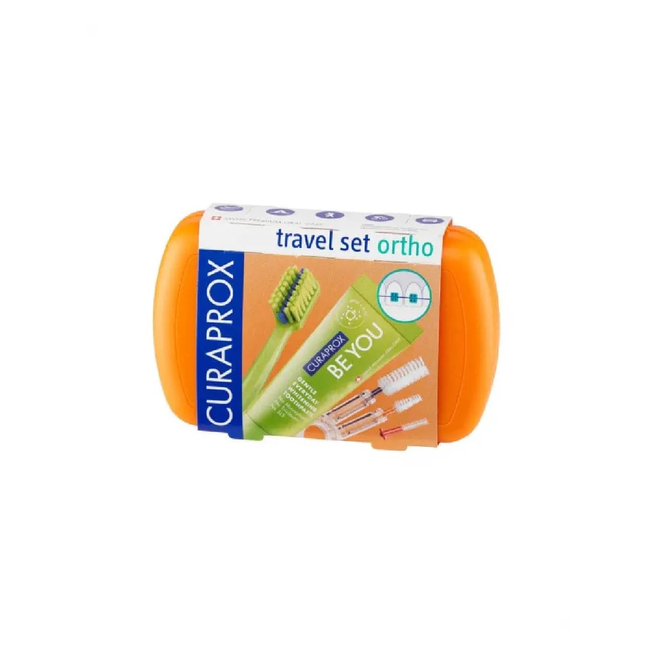 Curaprox Ortho Kit Viagem Laranja