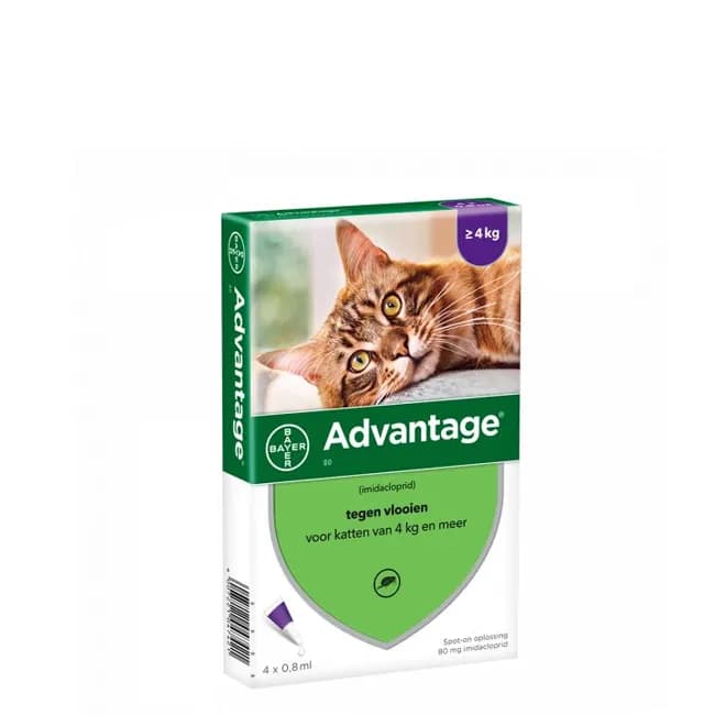 Advantage Gato Sol Uncao 0,8Mlx4 4-8Kg