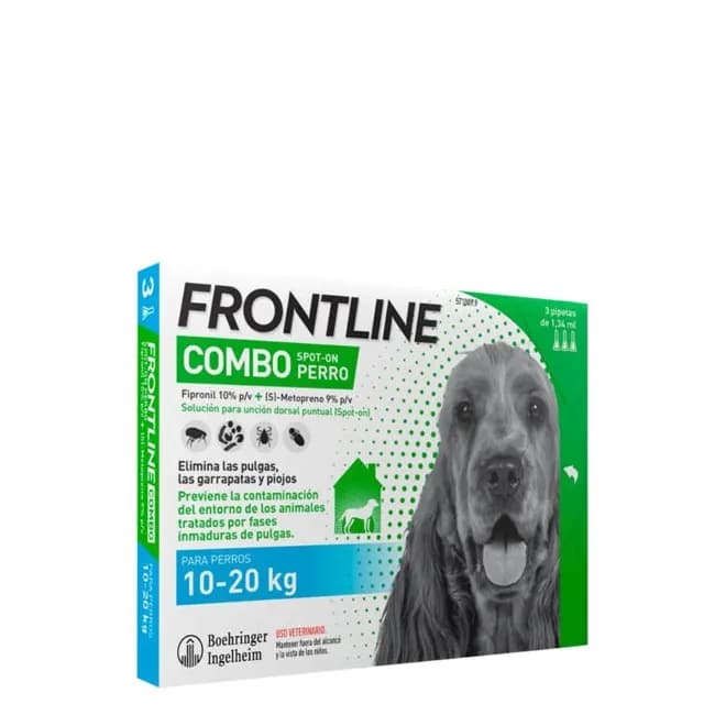 Frontline Combo Sol Cao 10-20Kg 1,34Mlx3