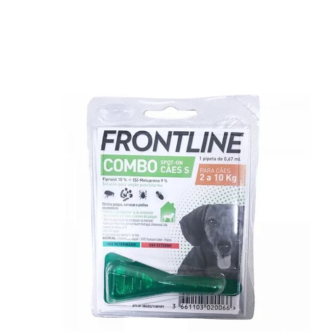 Frontline Combo Sol Cao 2-10Kg 0,67Ml