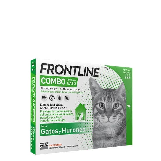 Frontline Combo Sol Top Gato 0,5 Ml X 3