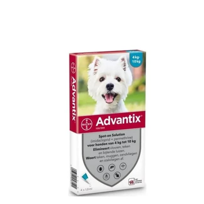 Advantix Cao Sol Uncao 1Mlx4 4-10 Kg