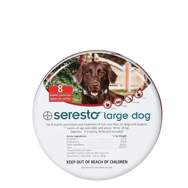Seresto Coleira 4,50g+2,03g Cao > 8kg