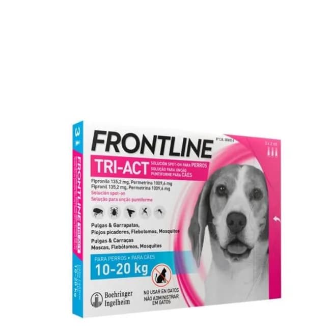 FrontlineTriAct SolUnc 3x2Ml Cão10-20kg