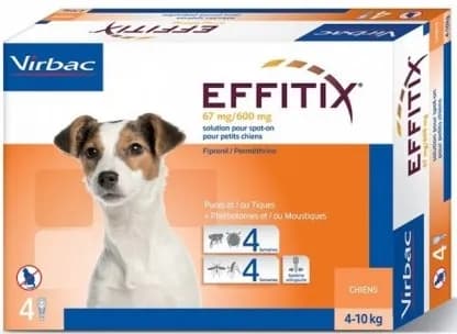 Effitix Pip 67/600Mg x 4 Cão 4-10Kg