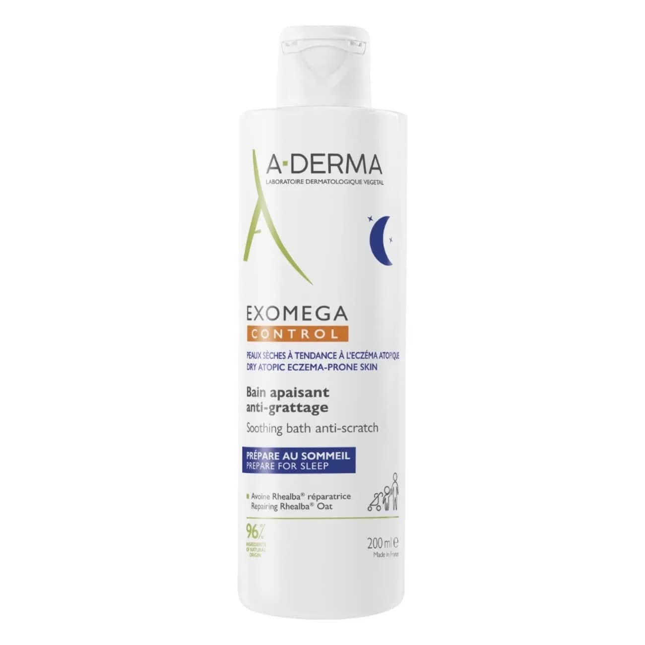A-Derma Exomega Gel Banho Calmant 200Ml