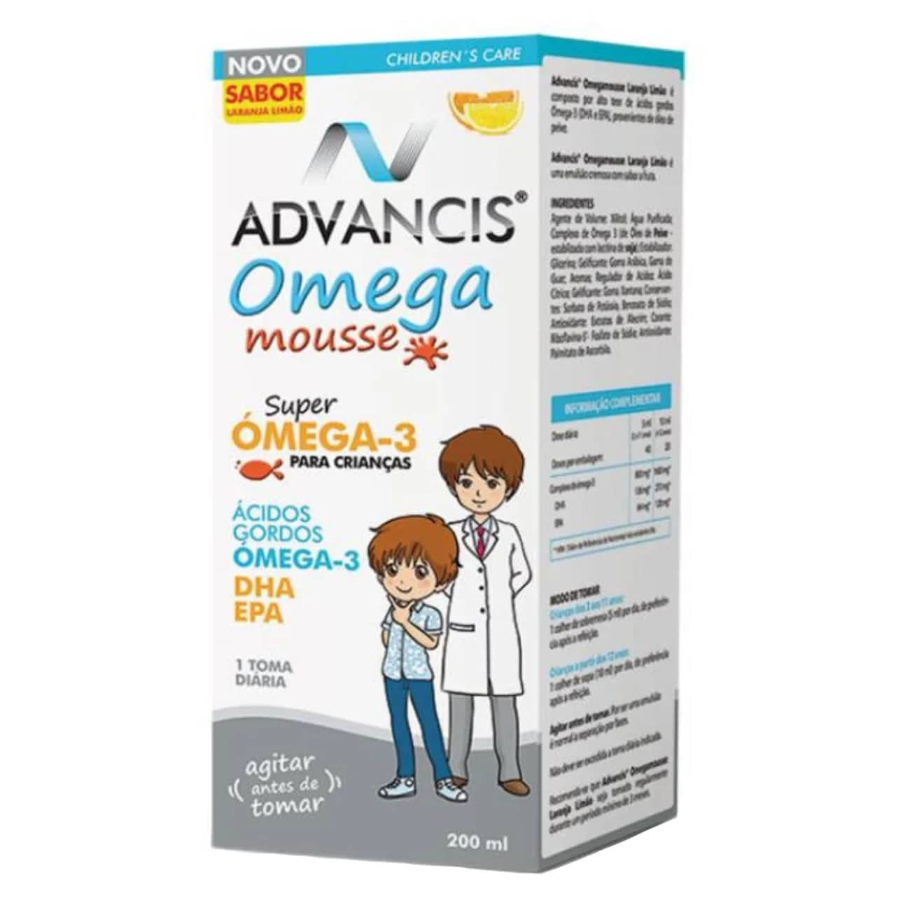 Advancis Omega Mousse Emul 200ml