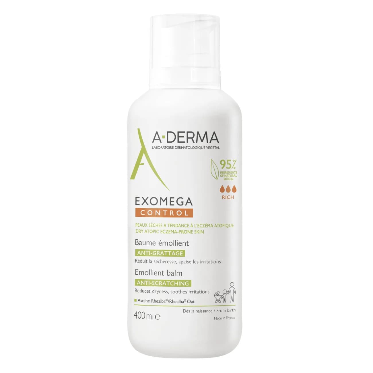 A-Derma Exomega Control Bals Emol 400ml