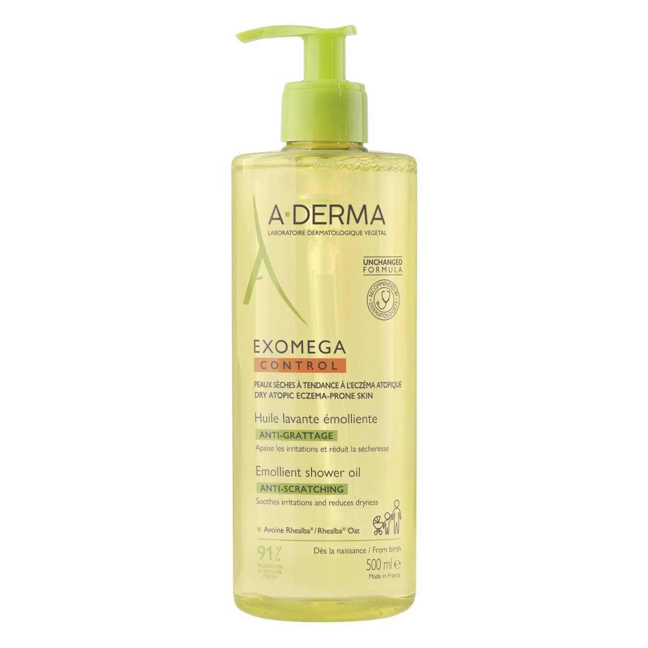 A-Derma Exomega Control Ol Duche 500ml