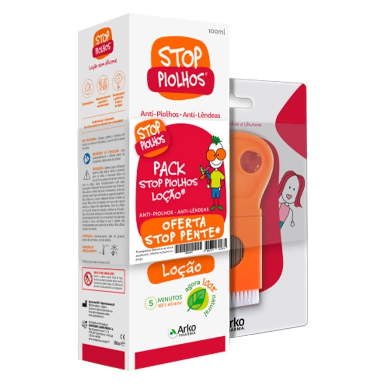 Stop Piolhos Loção 100Ml+Of Pente c/Lup