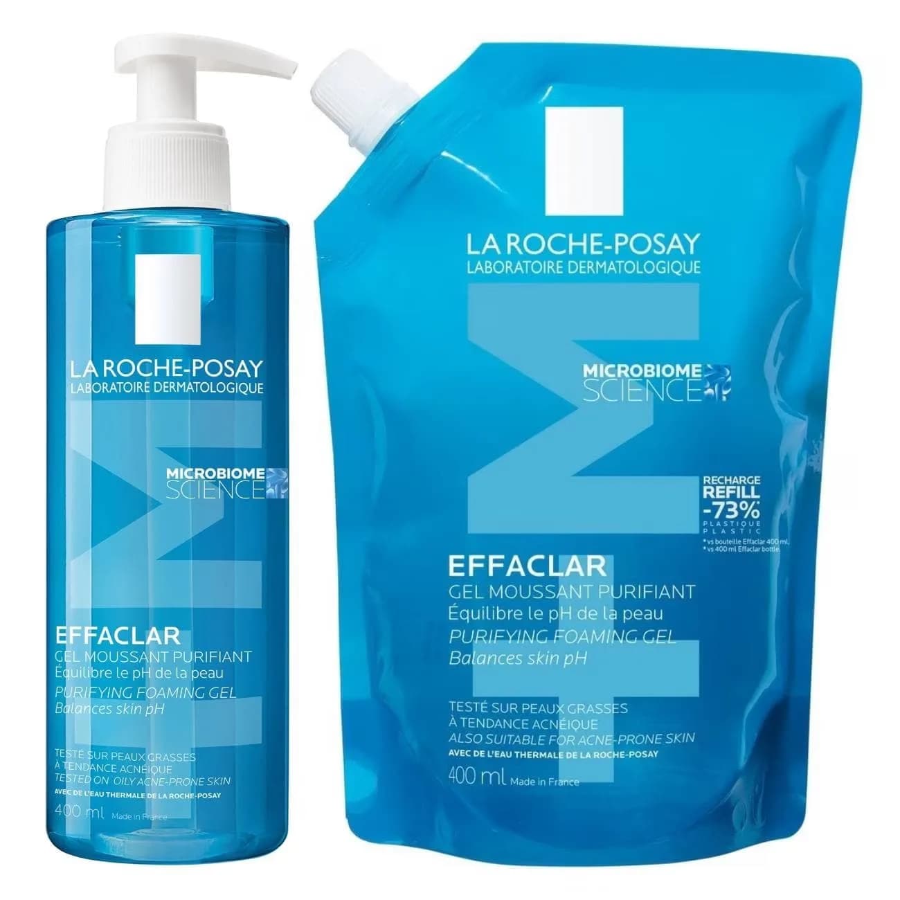 LRPosay Effaclar Gel +M 400+Refill -40%