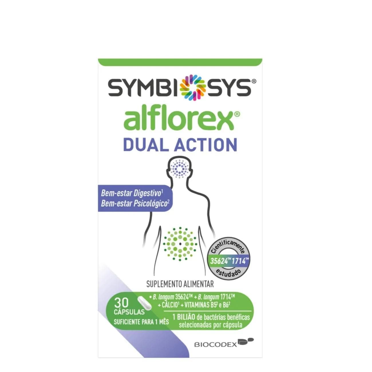 Symbiosys Alflorex Dual Action Caps X30