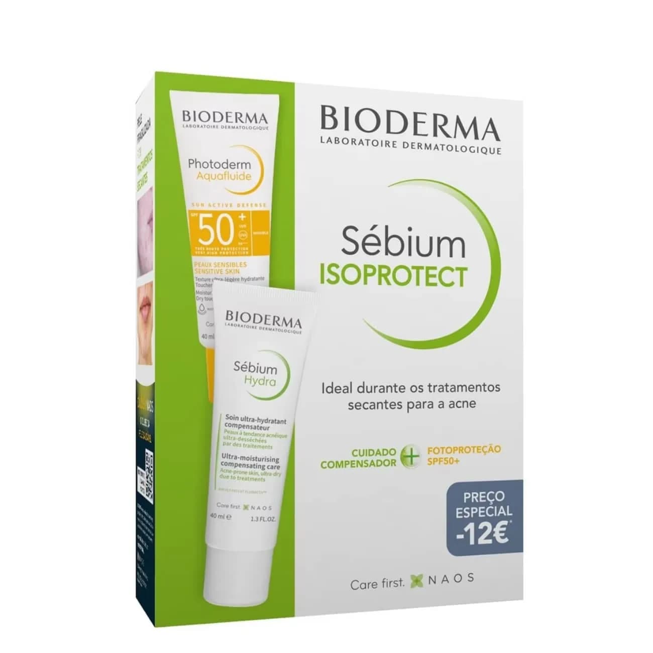 Sebium Bioderm Iso Protect Cr40+Aquaf40
