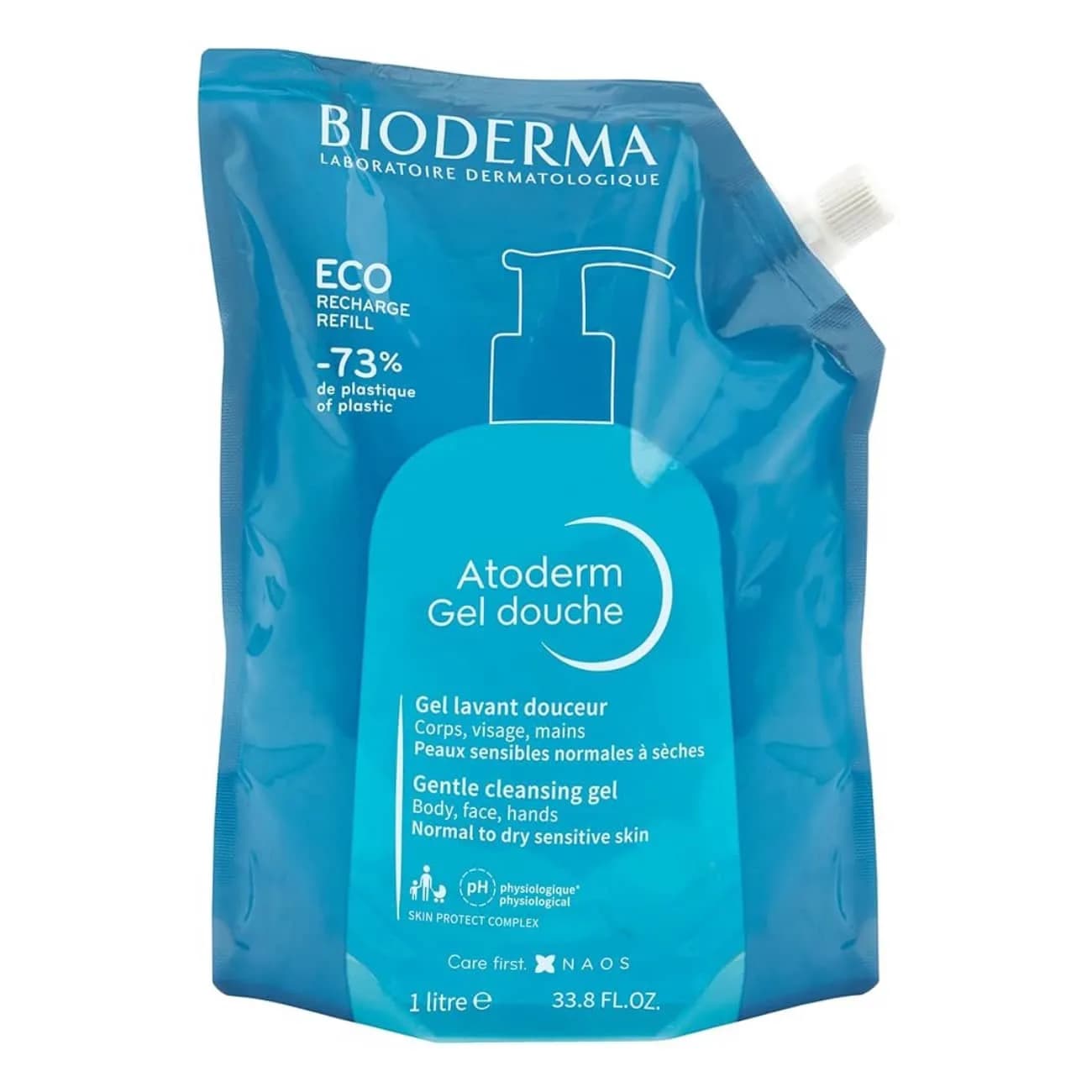 Atoderm Bioderma Gel Duche EcoRefill 1L