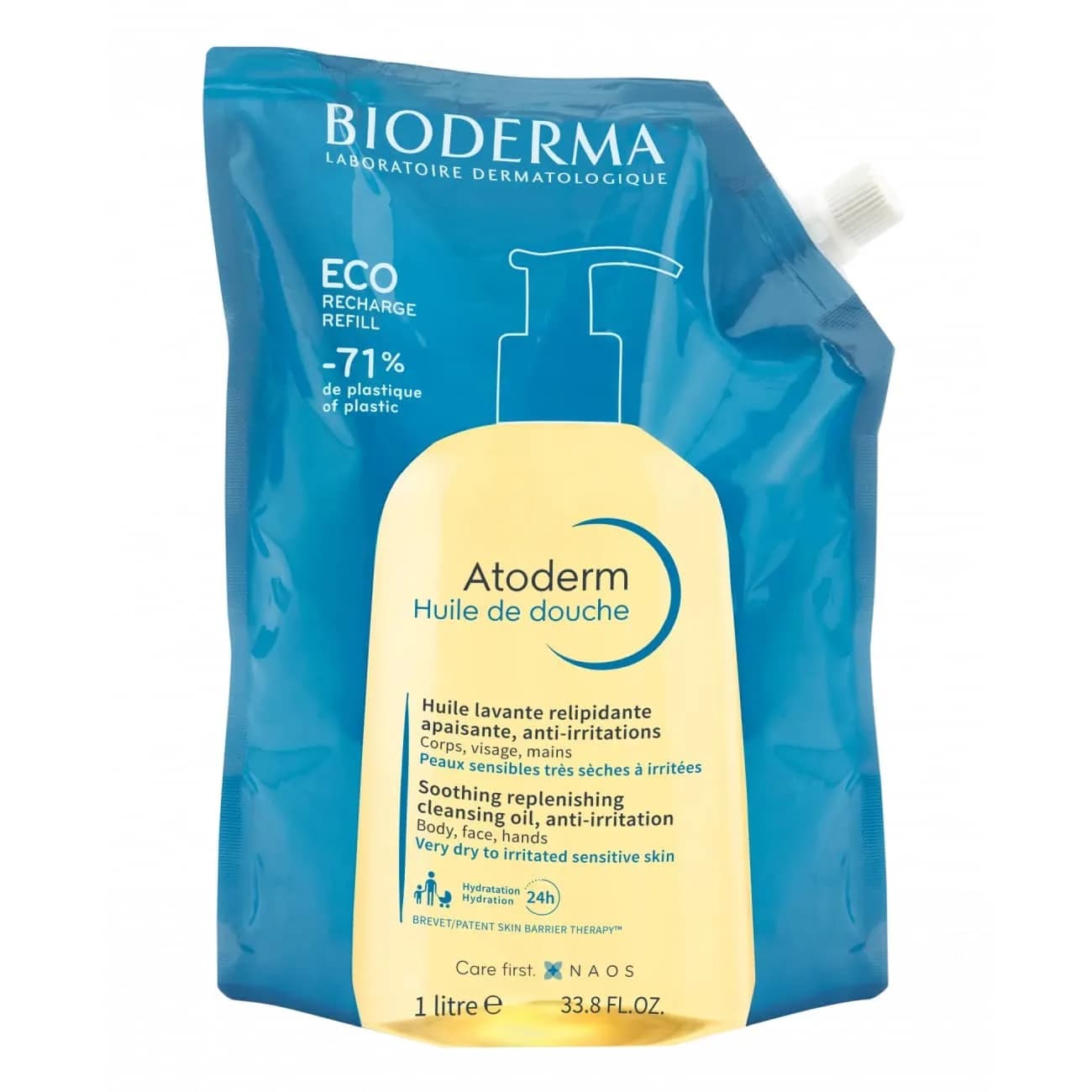 Atoderm Bioderma Óleo Duche EcoRefill1L
