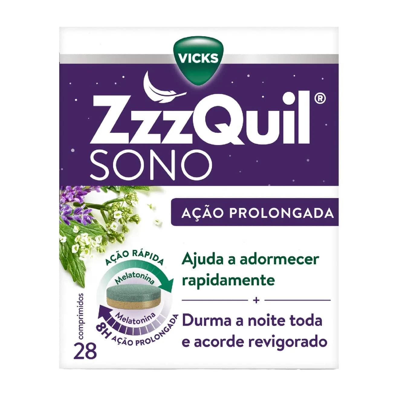 Zzzquil Sono Ação Prolongada Comp X28