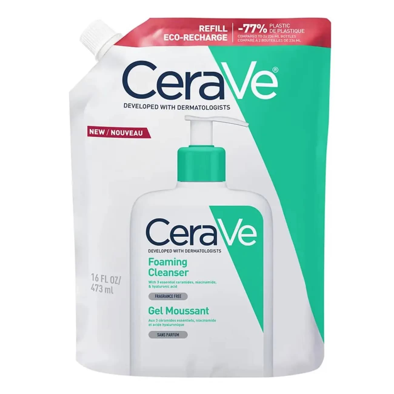 CeraVe Gel-Espuma Limp Refill 473Ml