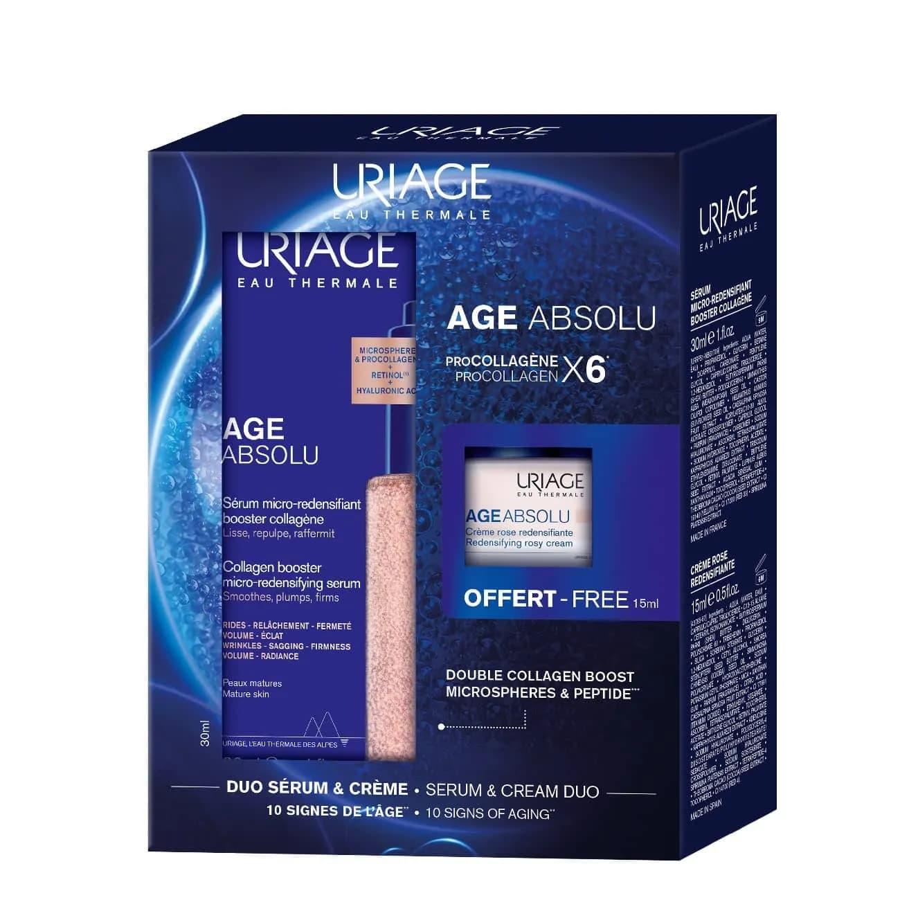 Uriage Age Abso Ser30Ml+Of Cr Rosa15Ml