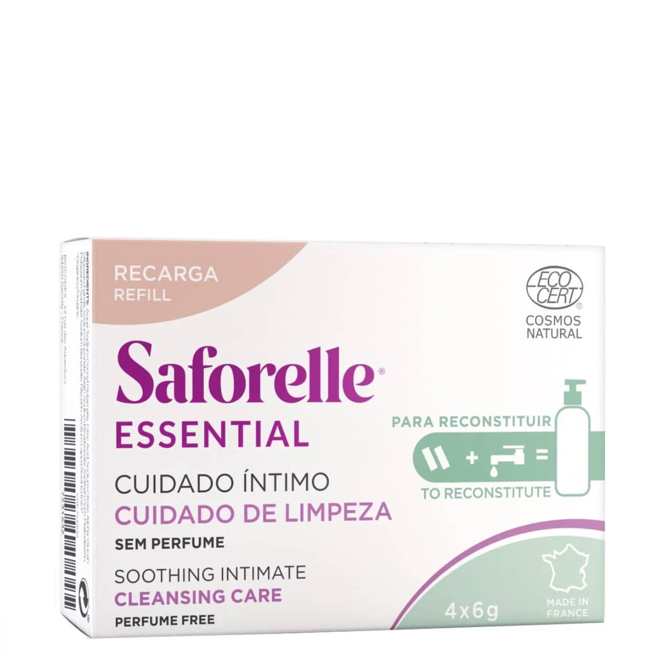Saforelle Essential Recarga Barra X4