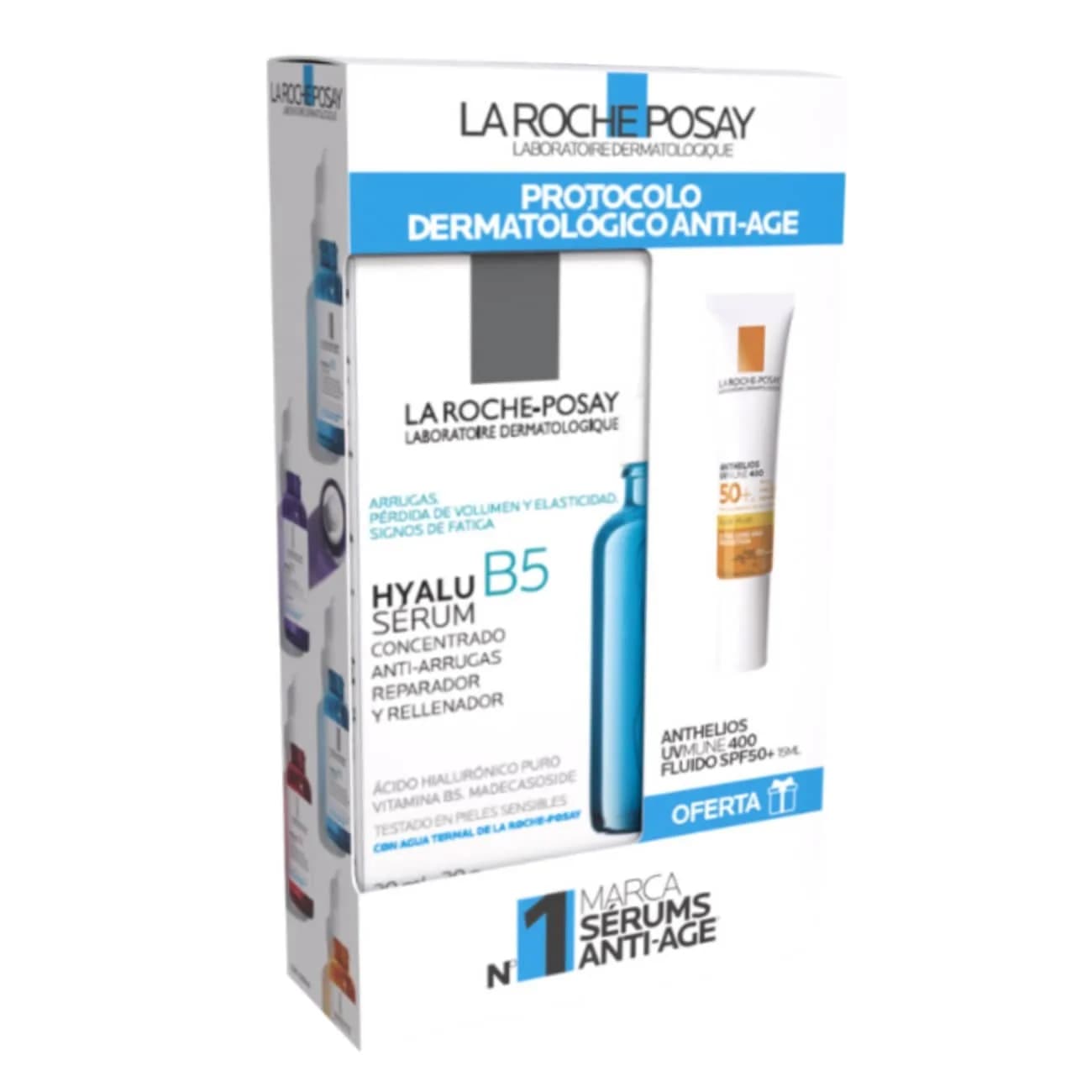 LRPosay HyaluB5 Ser30+OfAnth UVM400Fl15