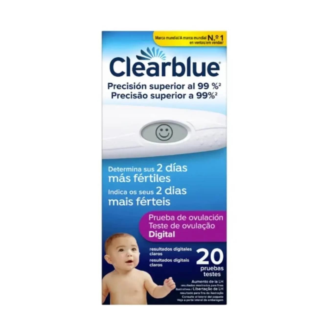 Clearblue Digital Teste Ovulação X20