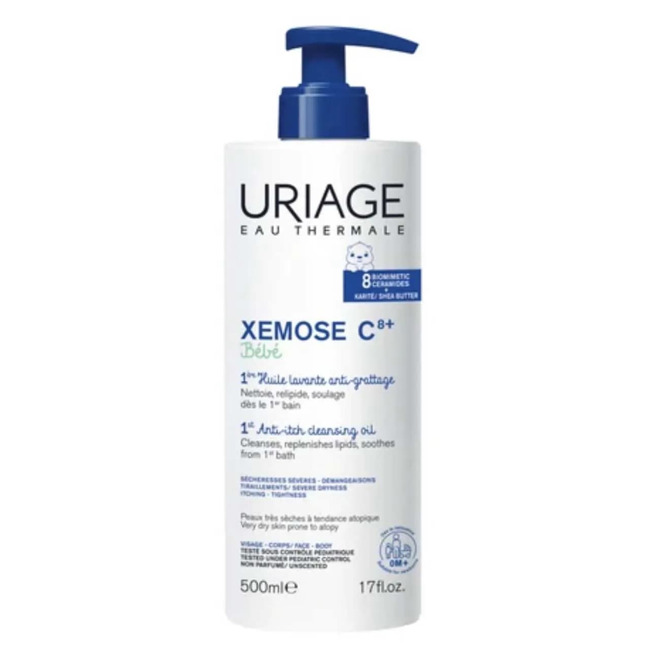 Uriage Bebe Xemose C8 1º Ol Lav 500Ml