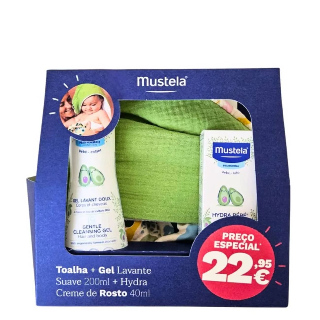 Mustela Kit Toalha Festa Bebé Pr Esp