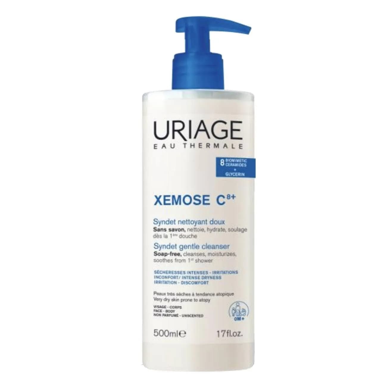 Uriage Xemose C8 Syndet Limp Suave500Ml