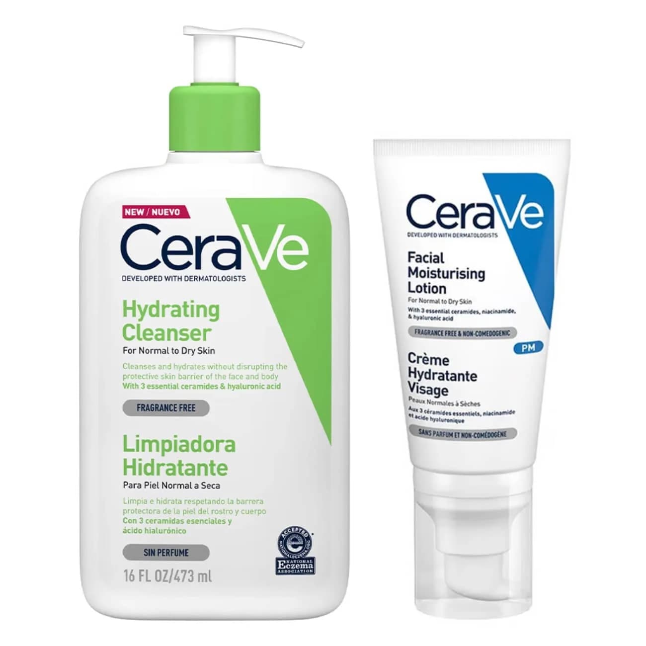 CeraVe Cr Hid Limp 473Ml+Lc Facial 52Ml