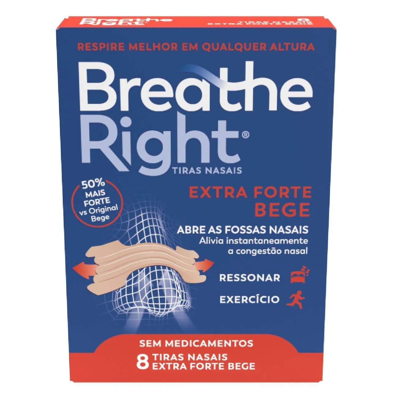 Breathe Right TirasNasaisExtraForteBgX8