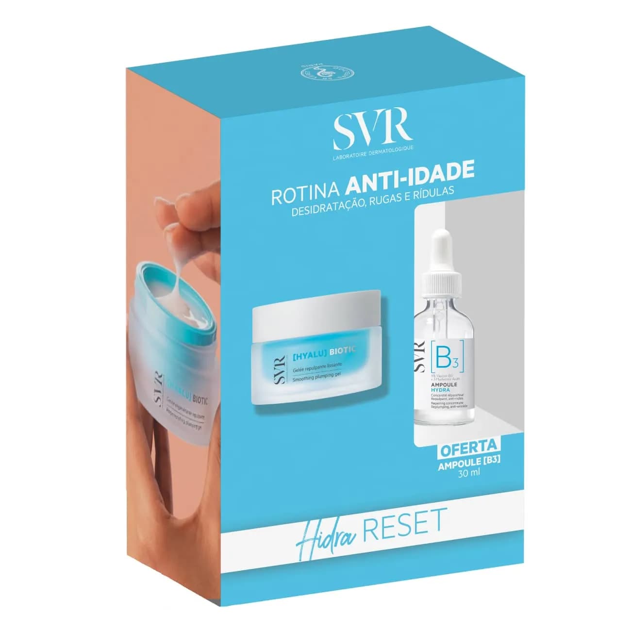 SVR Biotic Hyalu Gel50Ml+Of Amp B3 30Ml