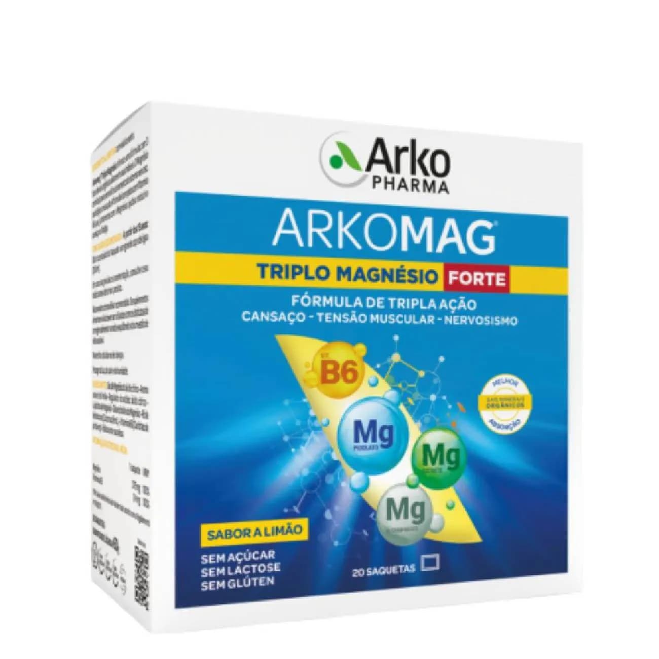 Arkomag Triplo Magnésio Forte SaqX20