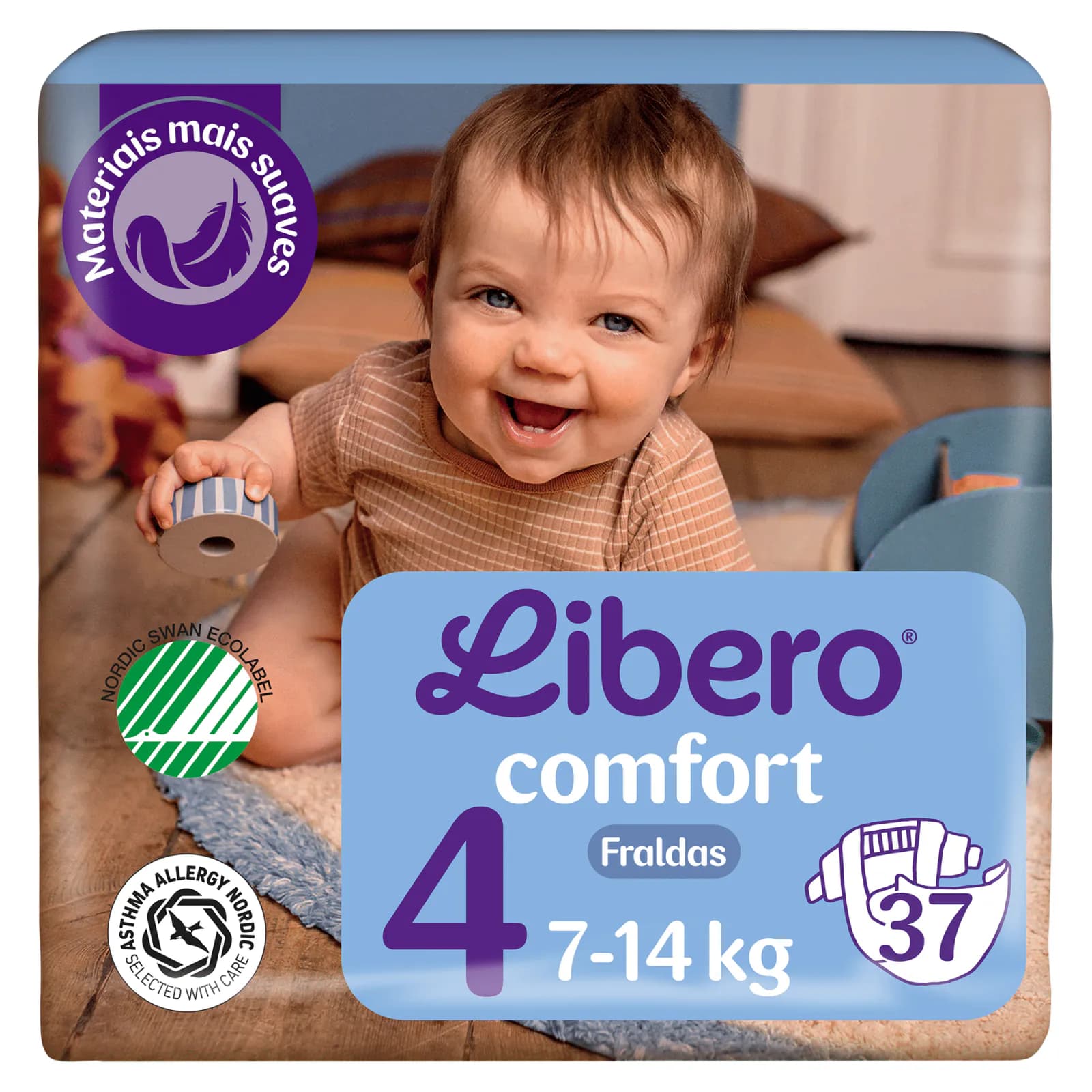 Libero Comfort 4 Fralda 7-14Kg X26