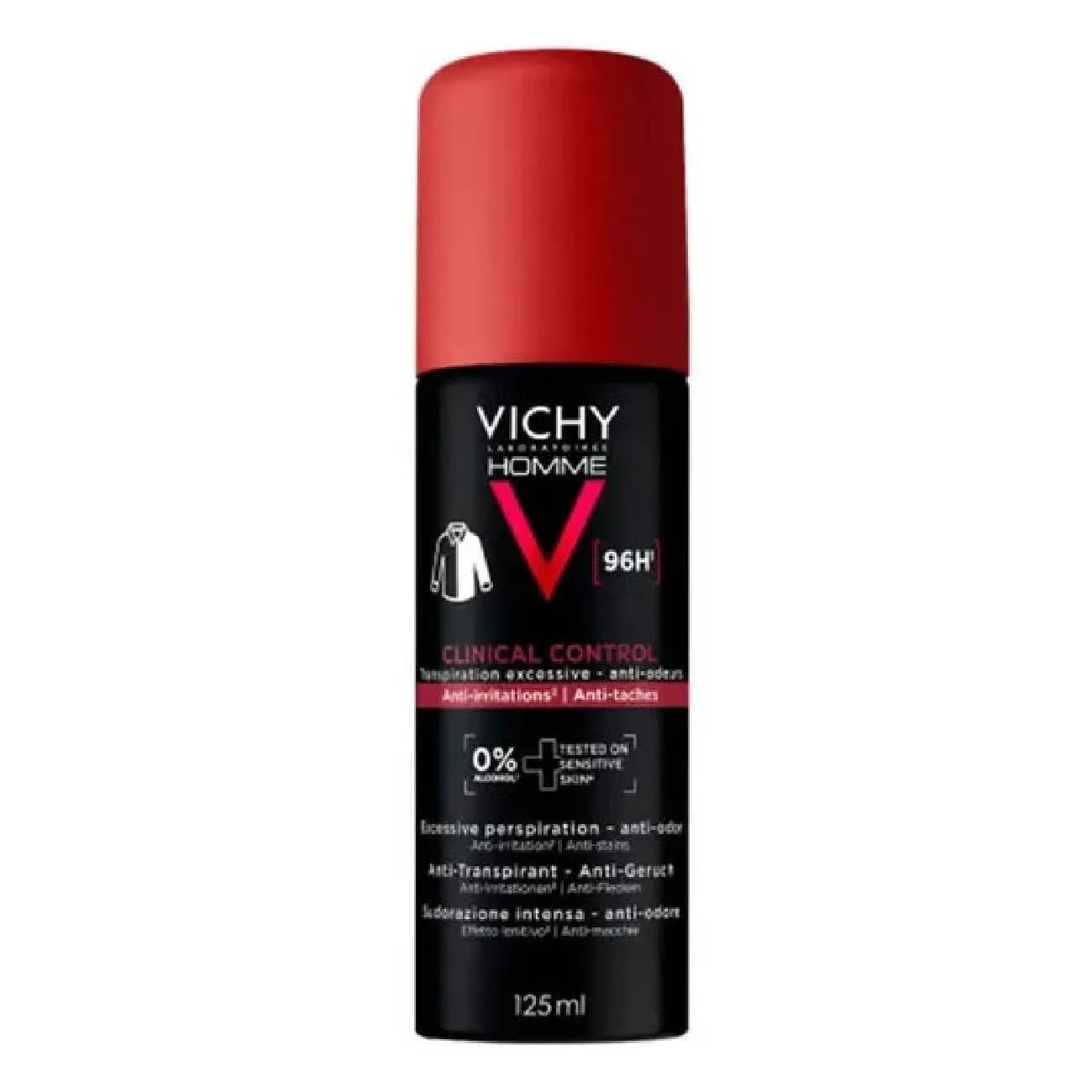 Vichy Homme Deo Clinic Cont Aeross125Ml