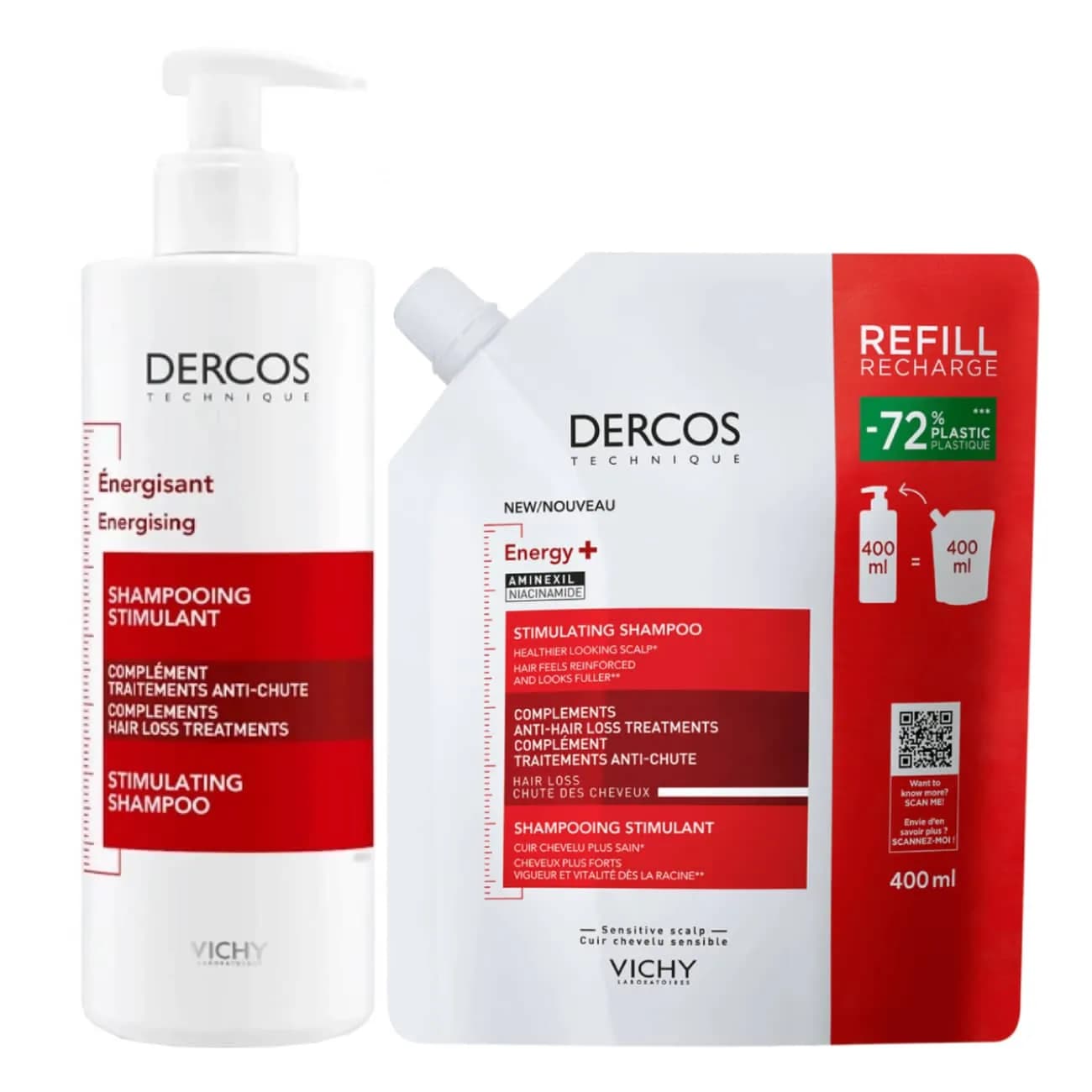 Dercos Estim Ch400Ml+Refill 400Ml 26