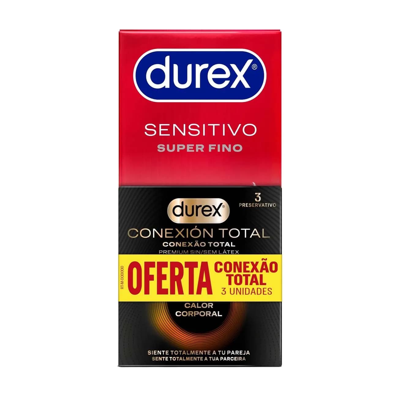 Durex Sens Super FinoX12+ConexãoTotalX3