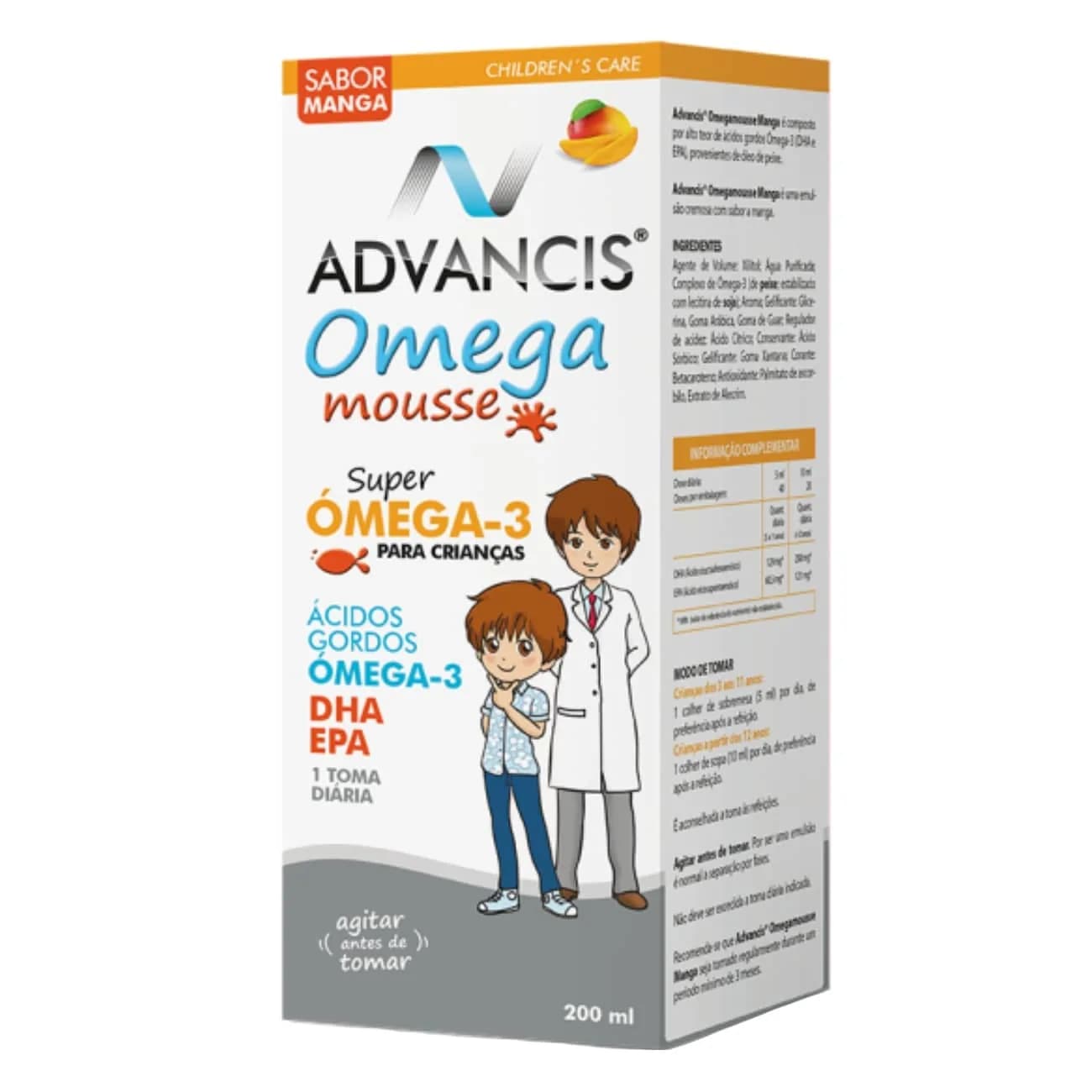 Advancis Omega Mousse Emul Manga 200ml