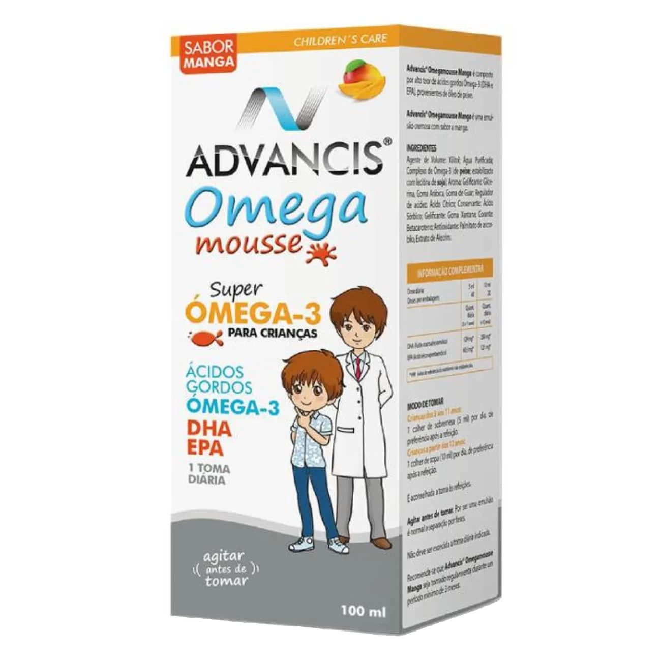 Advancis Omega Mousse Emul Manga 100ml