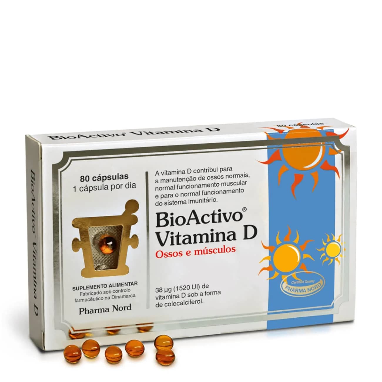 Bioactivo Vitamina D Capsx80