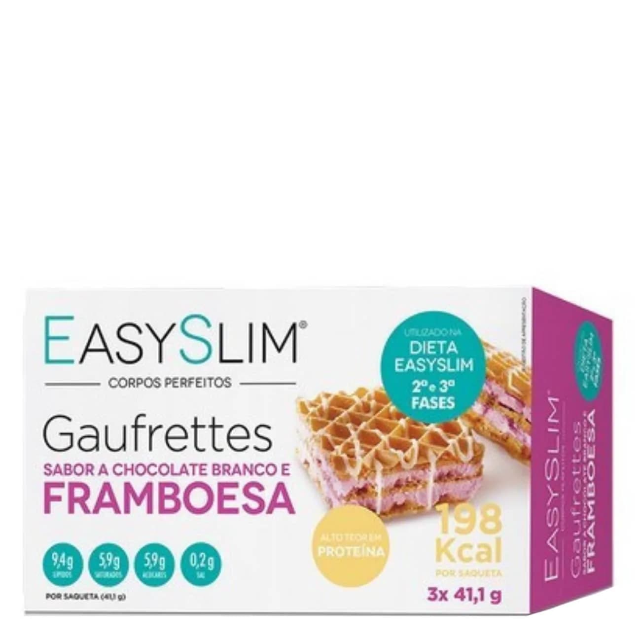 Easyslim Gaufrett Chocol Br Framb 41,1g X 3