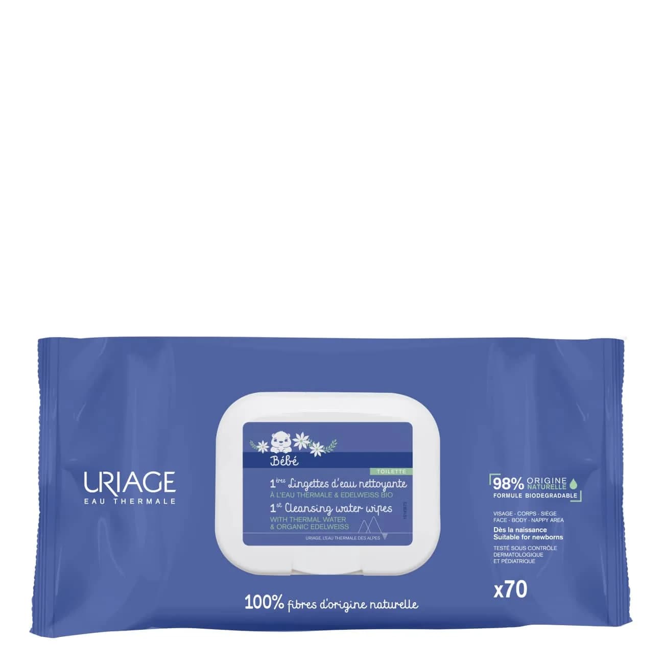 Uriage Bebe 1 Toalhete Limp X70