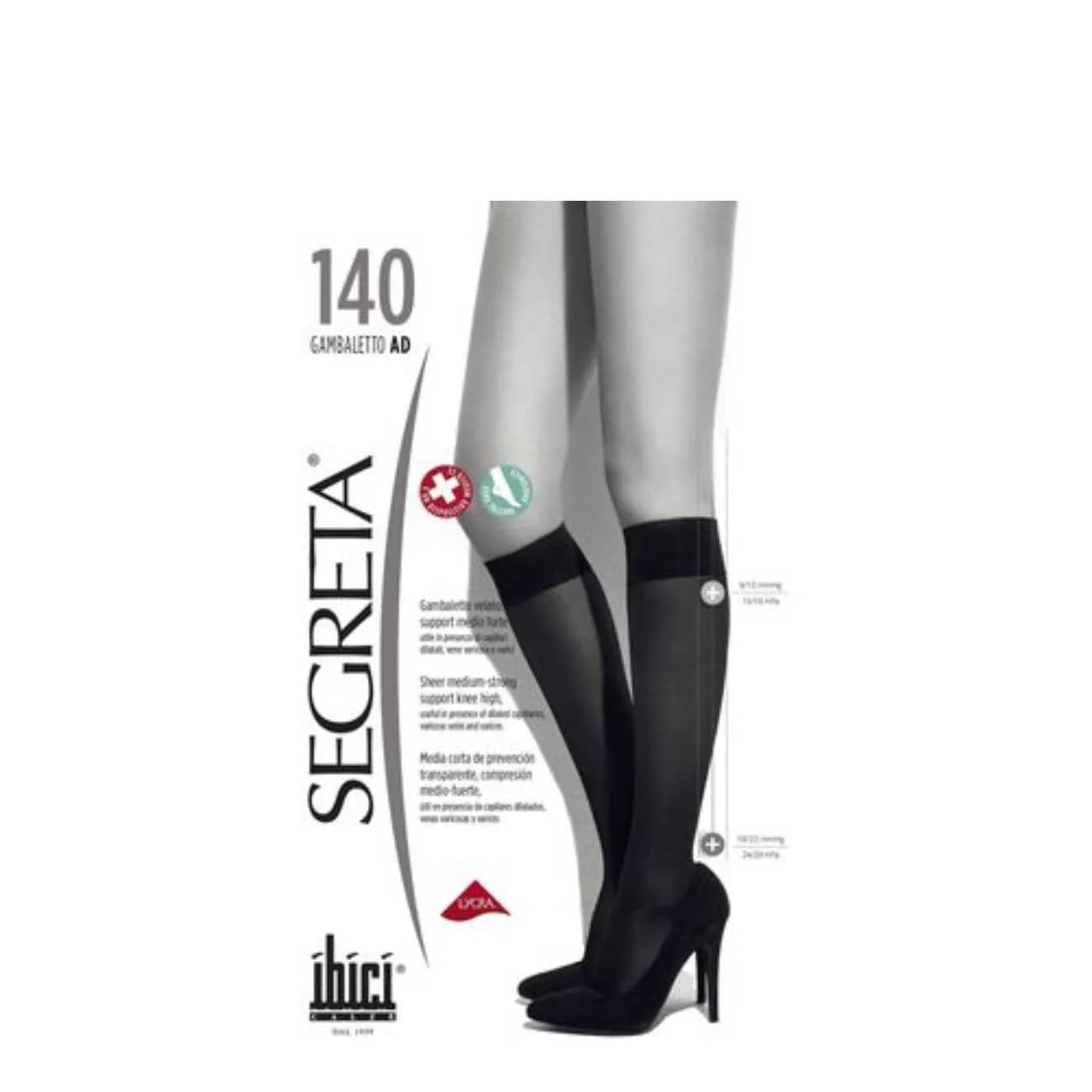 Ibici Segreta 140 Meia Ad Preto T1