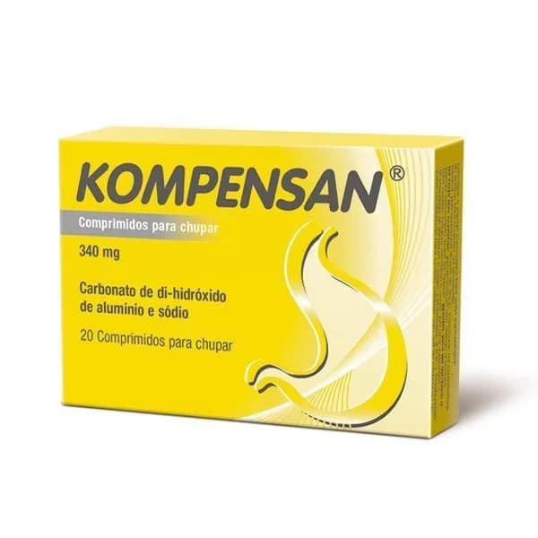 Kompensan, 340 mg x 20 comp mast